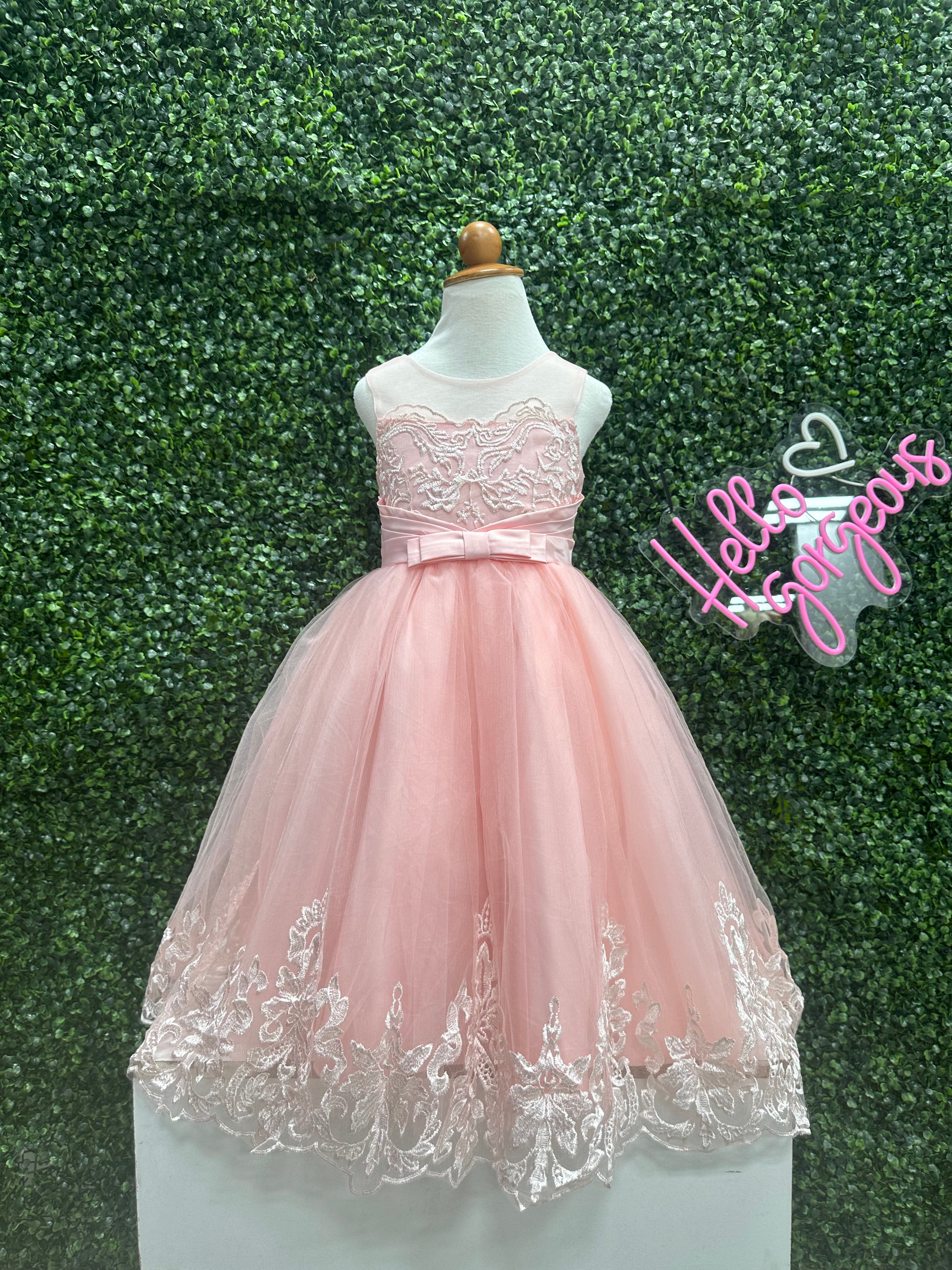 Couture Design Bella Dress Blush Pink