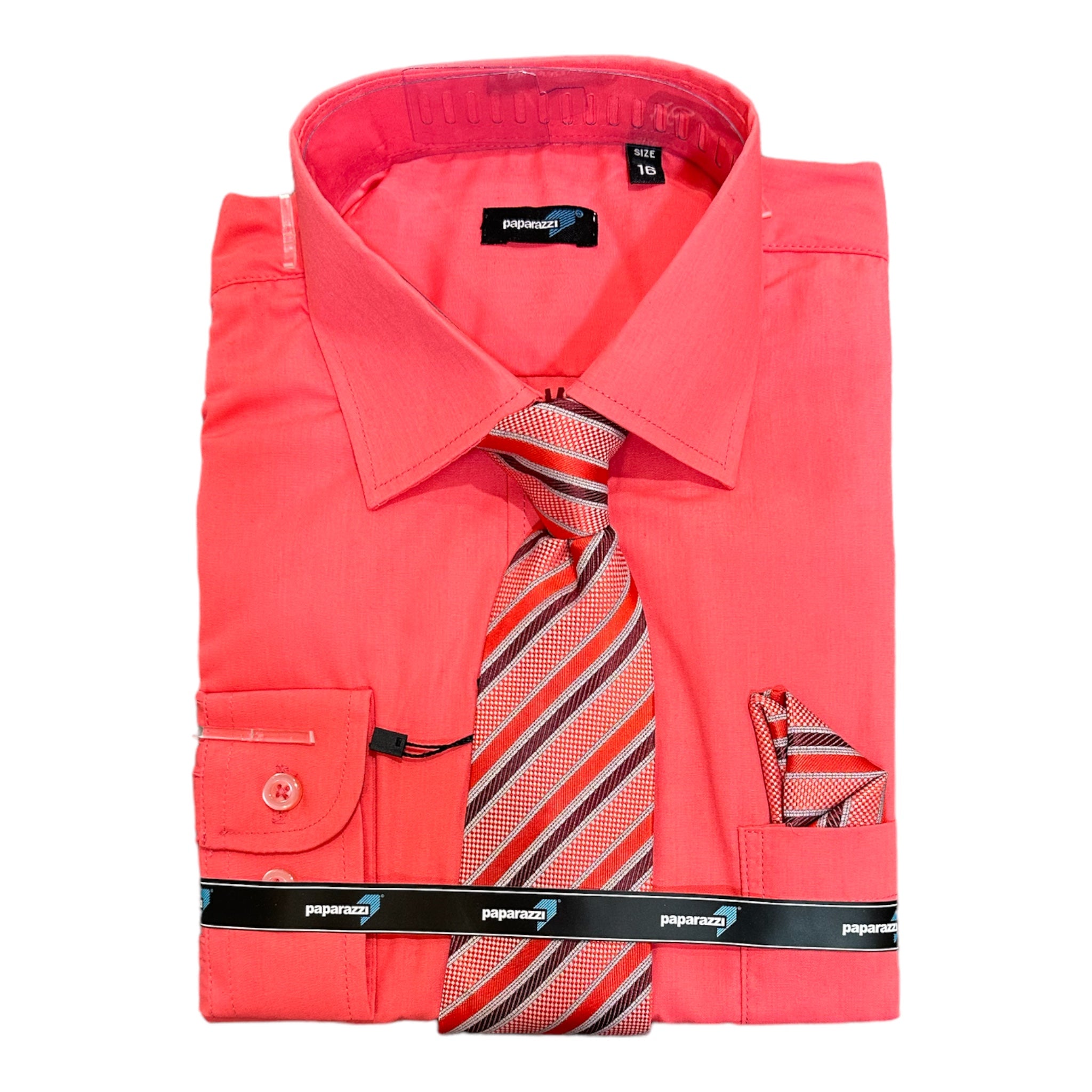 Ronaldo 3pc Coral Shirt Set