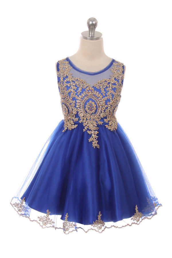 Designer Graduation Dress Royal Blue