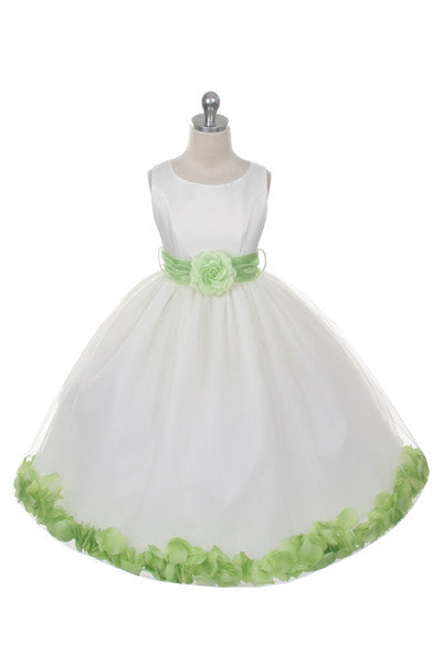 Pale green outlet flower girl dresses