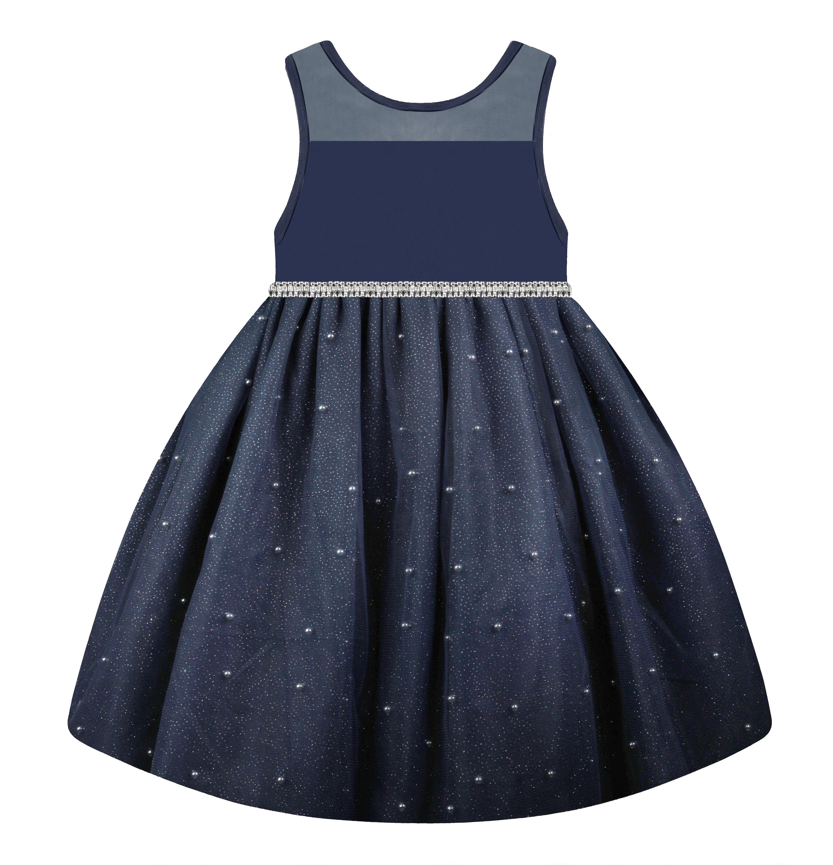 Navy Diamond Dress