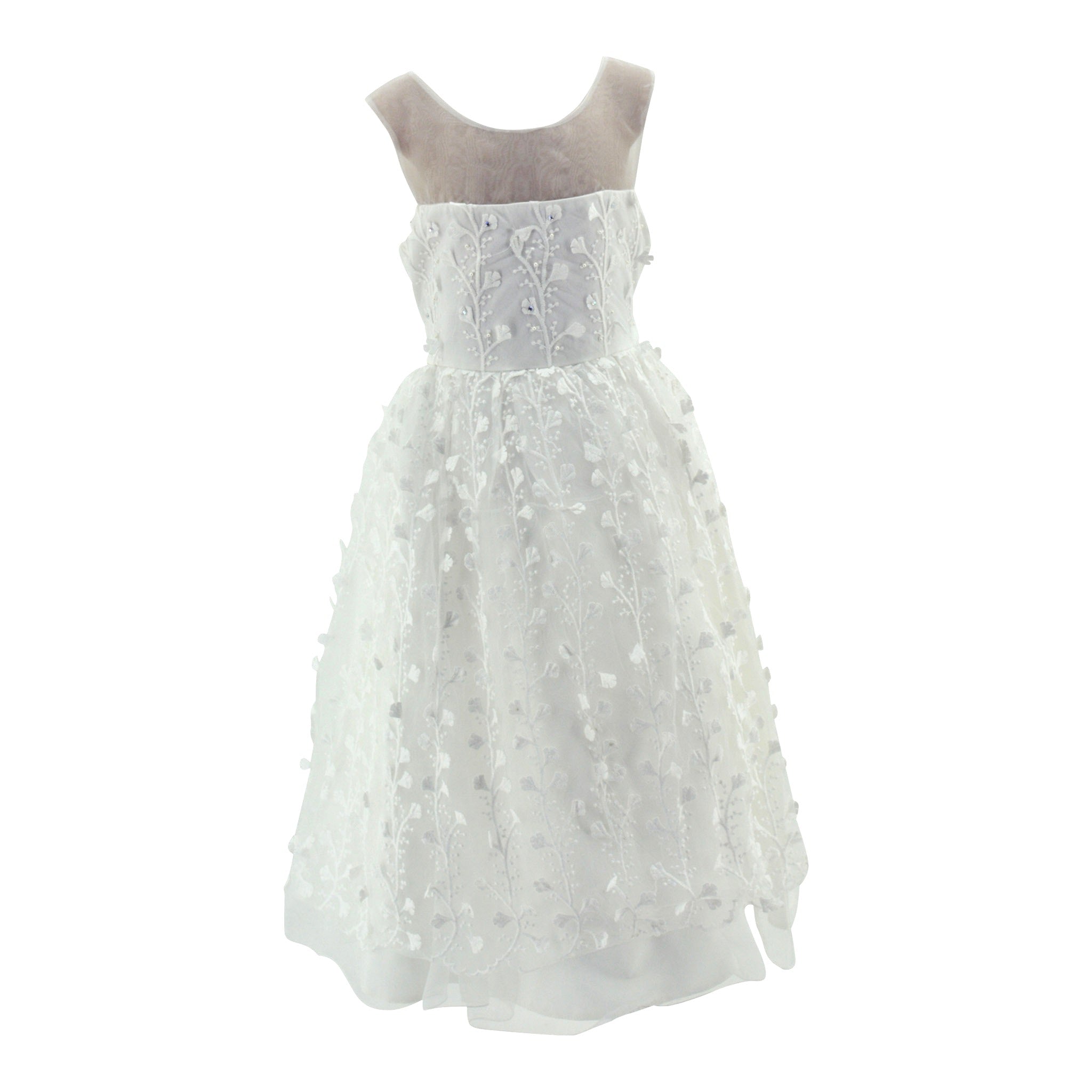 Paparazzi Ivory Flower Dress