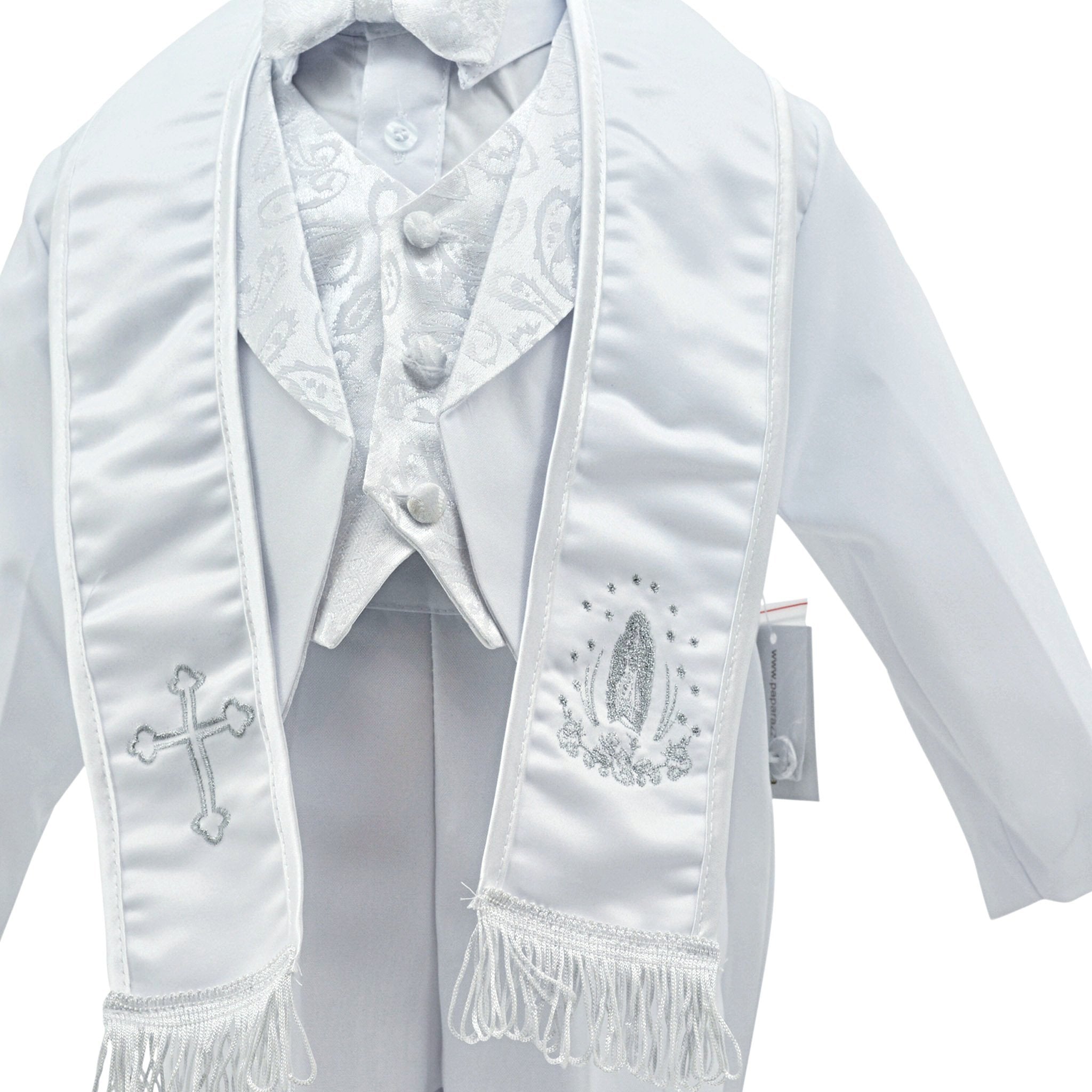 Designer Tuxedo with Tail And Sash Christening