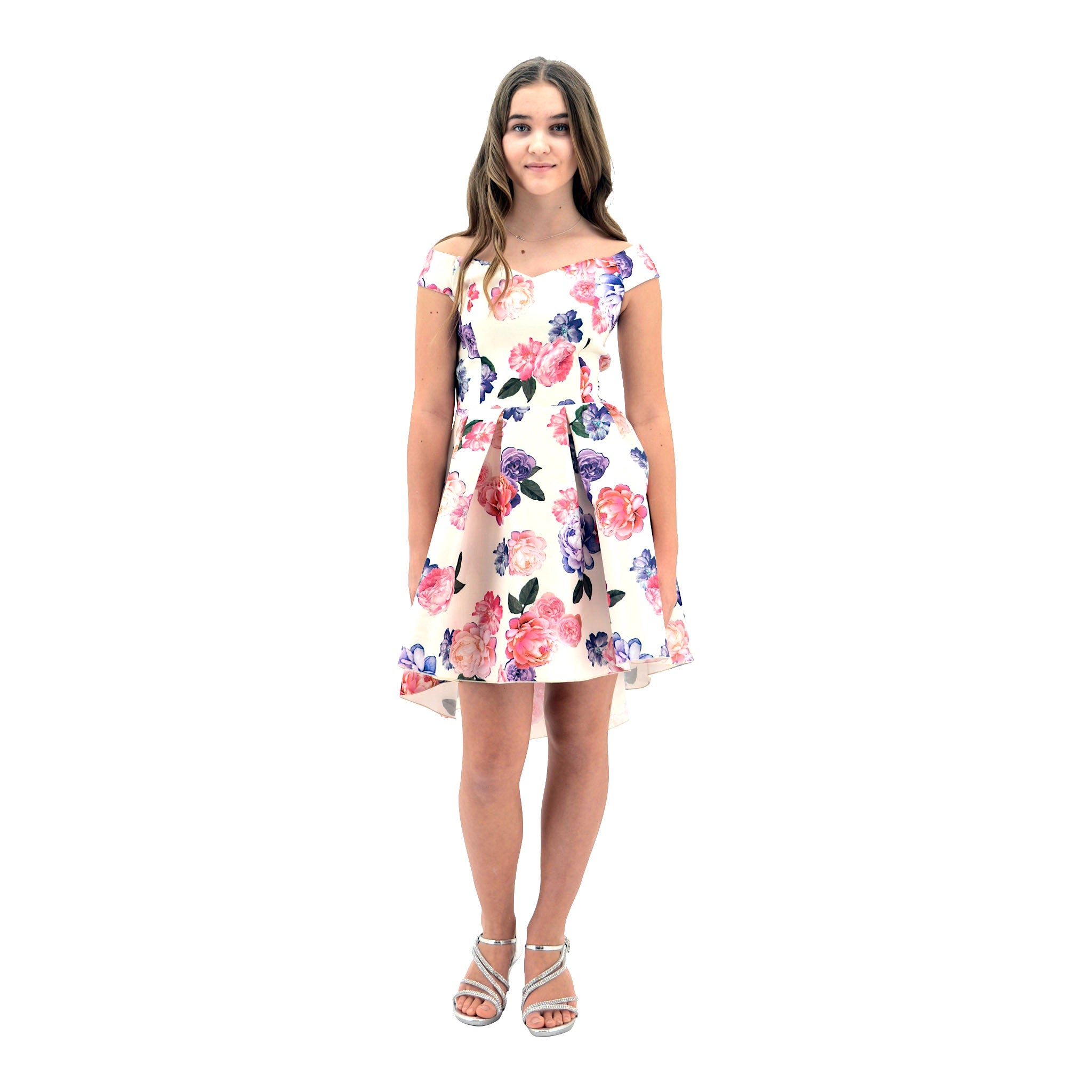 Paparazzi Cotoure Dress Pink & Floral