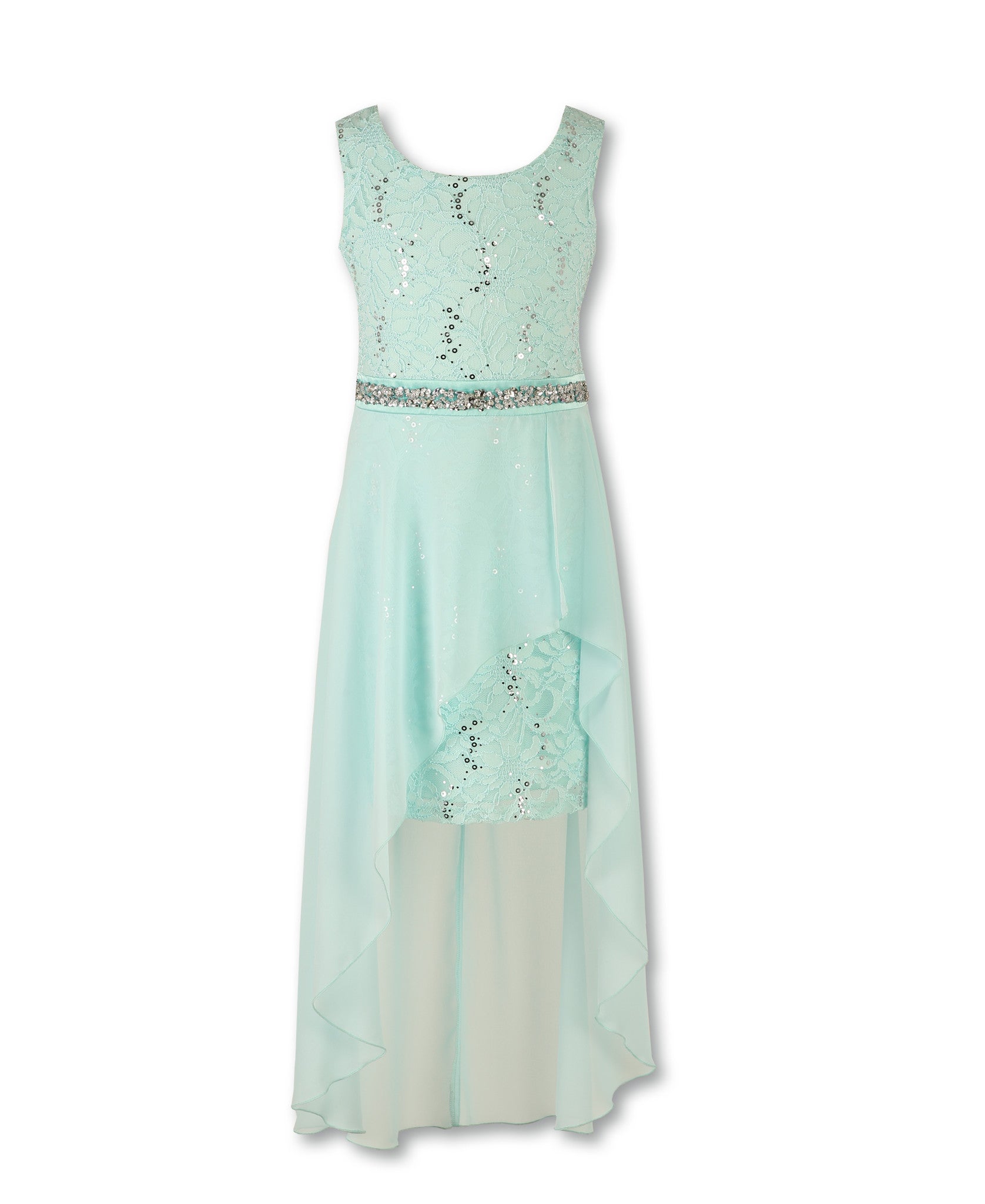 Designer Sequence Dress Mint