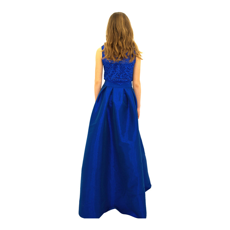 Paparazzi Couture 2 Piece Sequence Full length dress Electric Blue