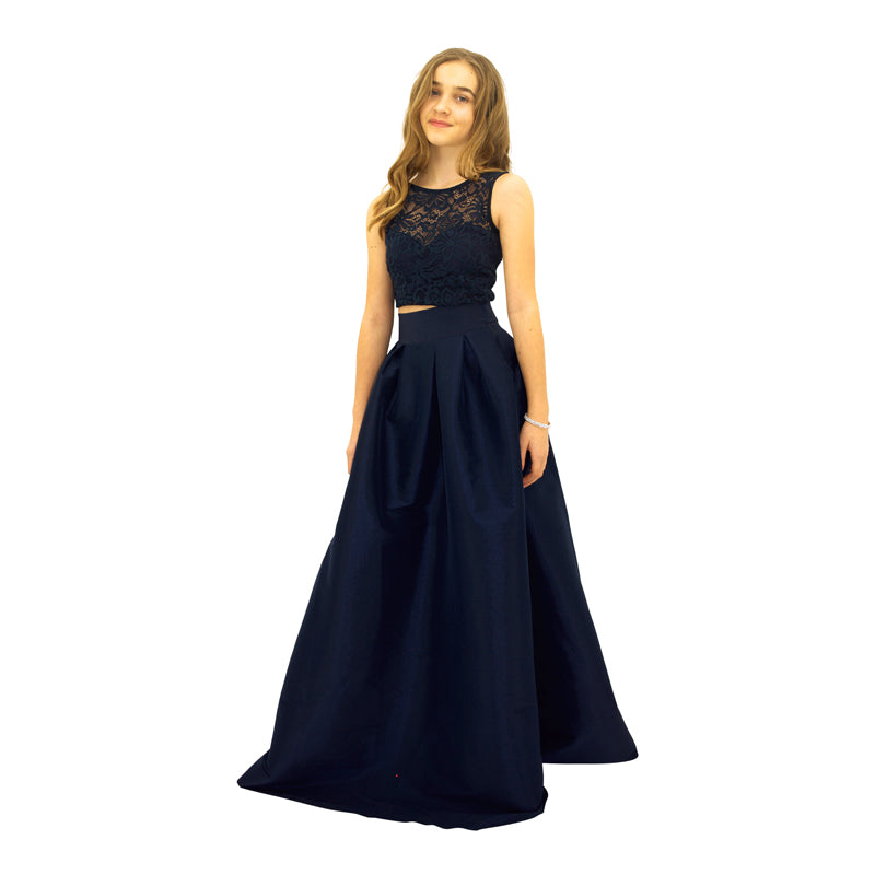 Midnight Blue Couture Sequins Gown